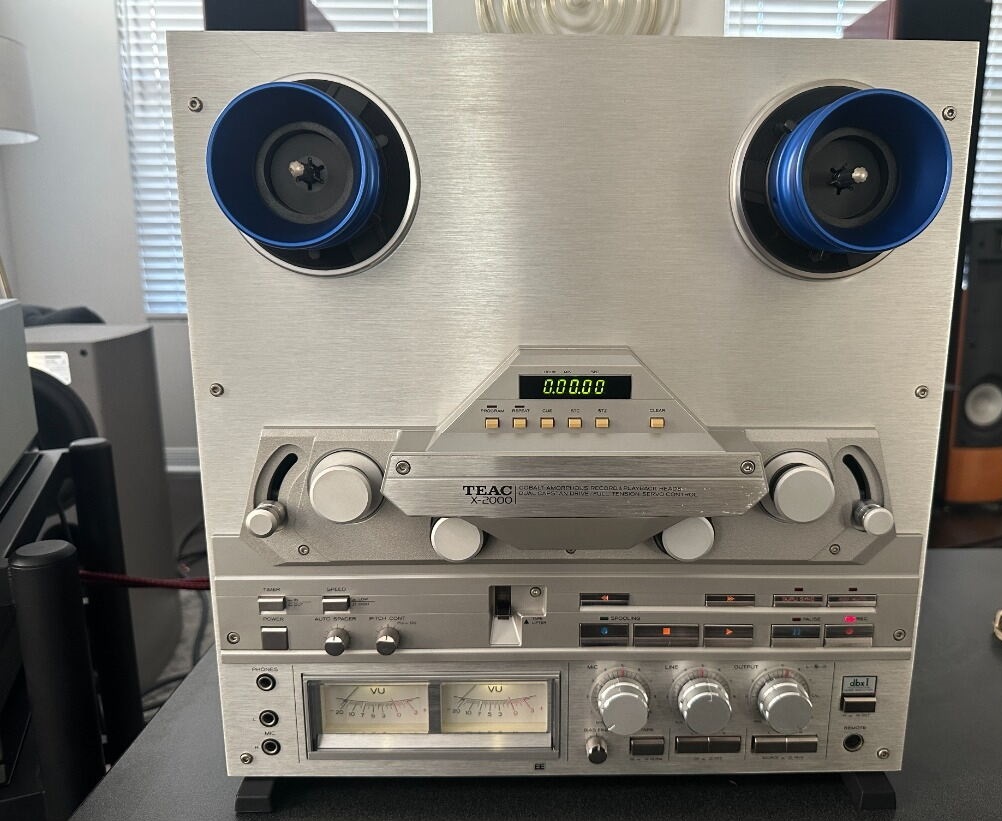 Teac X-2000R Reel-to-Reel Tape Deck – Professional 4-Track Stereo Recorder