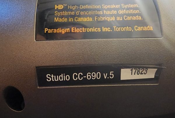 Paradigm Studio CC-690 v5 Center Speaker – Black Ash - Image 4